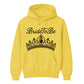 Intricate Tiara Crown Pearl Art Graphic Bride Unisex Hoodie