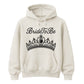 Intricate Tiara Crown Pearl Art Graphic Bride Unisex Hoodie