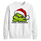 Introvert quote grumpy face Christmas Unisex Sweatshirt