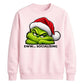 Introvert quote grumpy face Christmas Unisex Sweatshirt