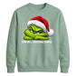 Introvert quote grumpy face Christmas Unisex Sweatshirt