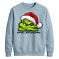 Introvert quote grumpy face Christmas Unisex Sweatshirt