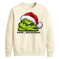 Introvert quote grumpy face Christmas Unisex Sweatshirt