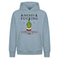 Irreverent humour hand gesture Christmas Oversized Hoodie