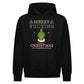 Irreverent humour hand gesture Christmas Oversized Hoodie