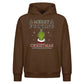Irreverent humour hand gesture Christmas Oversized Hoodie