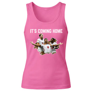 It's Coming Home England Football Ladies Tank Top