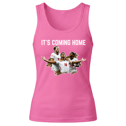 It's Coming Home England Football Ladies Tank Top