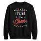 It's Me I'm Cheer Fairy Lights Christmas Unisex Sweatshirt