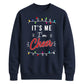 It's Me I'm Cheer Fairy Lights Christmas Unisex Sweatshirt