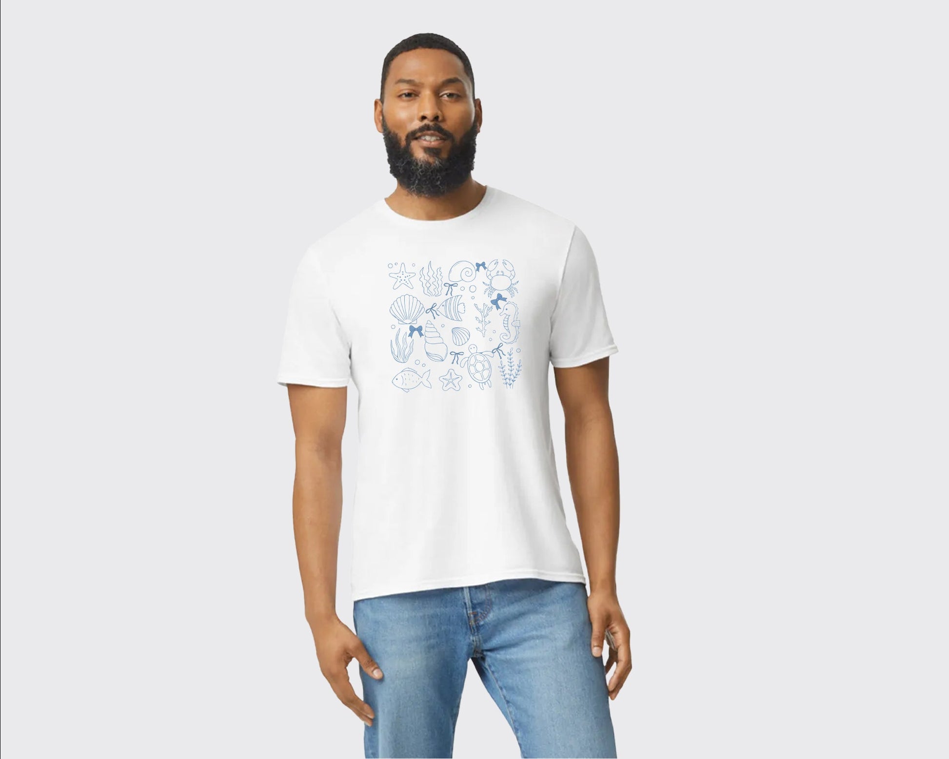 Summer Beach Vibes Gildan Adult T-Shirt, Coastal Graphic Tee For Men & Women, Classic Fit Vacation Shirt For Beach Days M8441