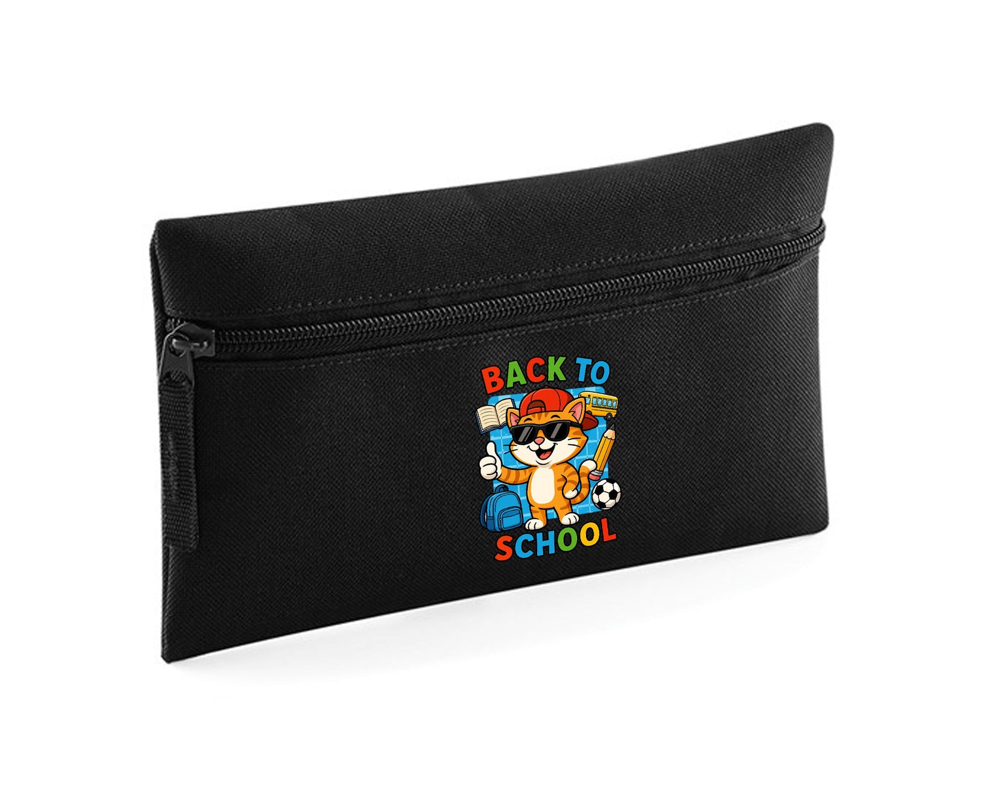 Back To School Cat Pencil Case, Adorable Stationery Storage For Kids & Teens, Back To School Essential For Cat Lovers M8485