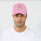 Labubu 5 Original Panel Cap, Cool Cartoon Design for Men & Women, Printed Pre-Curved Peak Baseball Hat M8413