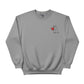 Two Halves, One Heart Sketch Embroidery SweatShirt - EWB104