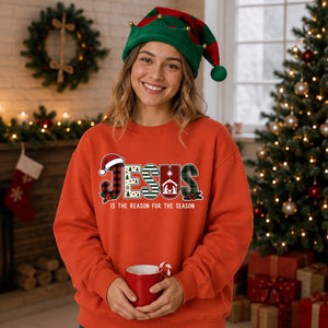 Jesus Is The Reason For The Christmas Oversized Sweatshirt