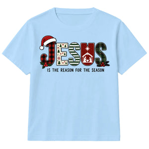 Jesus Reason For The Season Slogan Christmas Kids T-Shirt
