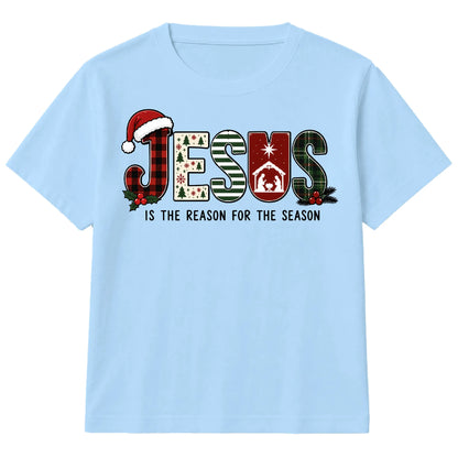 Jesus Reason For The Season Slogan Christmas Kids T-Shirt