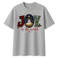 Joy To The World Nativity Art Christmas Oversized T-Shirt