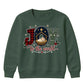 Joy To The World Nativity Graphic Christmas Kids Sweatshirt