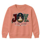 Joy To The World Nativity Graphic Christmas Kids Sweatshirt