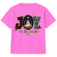 Joy To The World Nativity Scene Art Christmas Kids T-Shirt