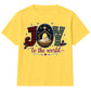 Joy To The World Nativity Scene Art Christmas Kids T-Shirt