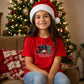 Joy To The World Nativity Scene Art Christmas Kids T-Shirt
