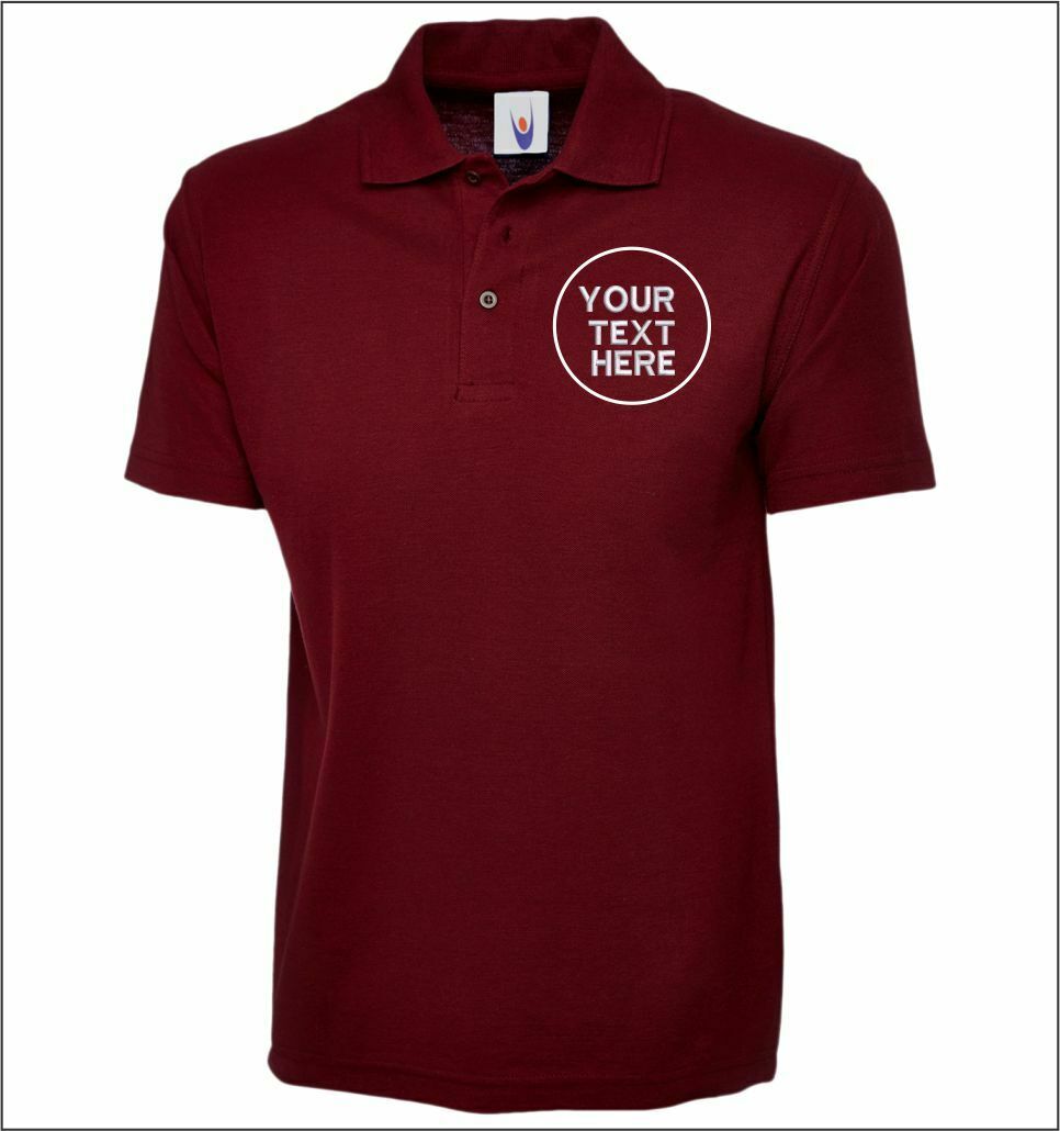 Custom Embroidered Men Polo Tshirt, Personalised Text/Design Shirt, Digitized Company Logo Monogrammed Polo Tee, Special Gift for Golf Lover