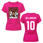 Jude Bellingham 10 Football Star Portrait Ladies T-Shirt