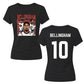 Jude Bellingham 10 Football Star Portrait Ladies T-Shirt