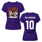 Jude Bellingham 10 Football Star Portrait Ladies T-Shirt
