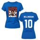 Jude Bellingham 10 Football Star Portrait Ladies T-Shirt