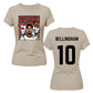 Jude Bellingham 10 Football Star Portrait Ladies T-Shirt