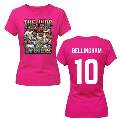 Jude Bellingham Experience 10 Football Ladies T-Shirt
