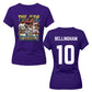 Jude Bellingham Experience 10 Football Ladies T-Shirt