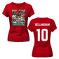 Jude Bellingham Experience 10 Football Ladies T-Shirt