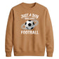 Just A Boy Who Loves Football FIFA Printed Unisex Sweatshirt