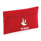 Back To School Kids Pencil Case, I’m Back Funny Duck Print, Durable & Stylish Storage Pouch For School Supplies Gift M8482