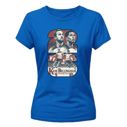 Kane Bellingham Dynamic Duo Football Graphic Ladies T-Shirt