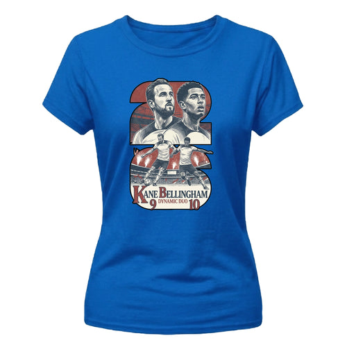 Kane Bellingham Dynamic Duo Football Graphic Ladies T-Shirt