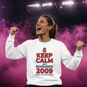 Keep Calm 2009 T20 Women Cricket Sweatshirt - ICC T20 World Cup