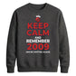 Keep Calm 2009 T20 Women Cricket Sweatshirt - ICC T20 World Cup