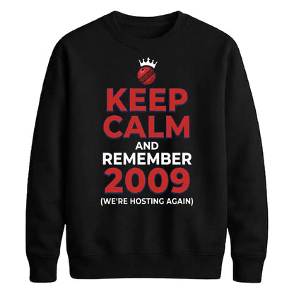 Keep Calm 2009 T20 Women Cricket Sweatshirt - ICC T20 World Cup