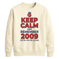 Keep Calm 2009 T20 Women Cricket Sweatshirt - ICC T20 World Cup