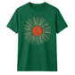 Retro sunburst graphic unisex t-shirt