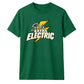 She's Electric T-Shirt | Retro Lightning Bolt Graphic Slogan Tee