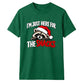 Amusing festive raccoon snacks Christmas Unisex T-Shirt