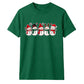 Charming line-up of five snowman Christmas Unisex T-Shirt