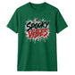 Dripping blood text spooky vibes Halloween Unisex t-shirt