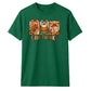 Gingham panels give thanks text Thanksgiving Unisex T-Shirt